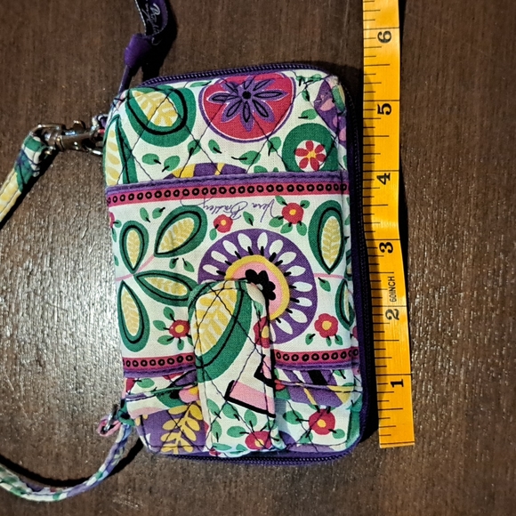 Vera Bradley Quilted Wristlet Wallet in Multiple colors 3x5" - Picture 9 of 10